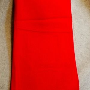 Women's Red Pashmina/Slik Scarf - New and Unworn  Business Overstock